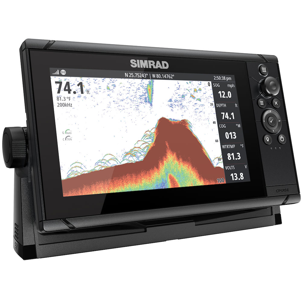 Cruise 9 with US Coastal map and 83/200 Transducer